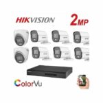 PACK 8 CAMERA DE SURVEILLANCE HIKVISION  COLORVU